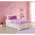 thumbnail image 3 of DHP Metal Twin Carriage Bed, Pink, 3 of 13
