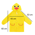 thumbnail image 4 of Poncho Impermeable Capa Lluvia Niño Colegio Kinder Escuela AMARILLO, 4 of 5