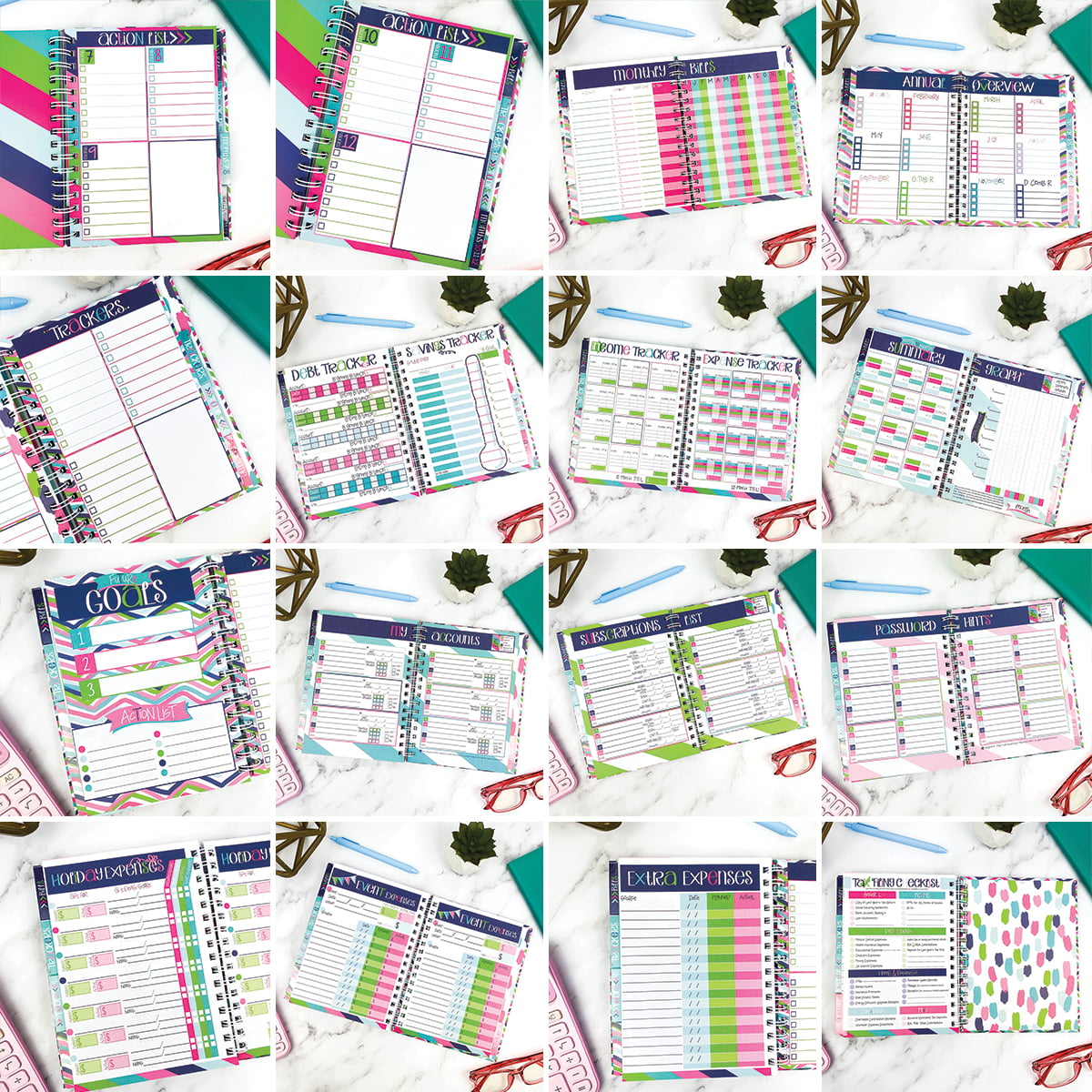 Printable Budget Planner Binder Insert or Expansion + Stickers