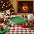 thumbnail image 6 of Ovzne Christmas Paper Plates – 10-Pack Festive Disposable Tableware With Holiday Designs, 6 of 6