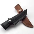 thumbnail image 4 of vlrwzc Handmade Leathers Knife Pouches Hunting Knife Holsters Carriers Carved Pattern Leather Sheaths Pouches for Outdoor Carriers, 4 of 7