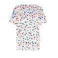 thumbnail image 4 of VerPetridure American Flag Shirts for Women 4th of July T Shirt Funny USA Print V-Neck Tees Patriotic Casual Short Sleeve Tops, 4 of 5