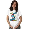 thumbnail image 3 of Grumpy Smurf Jolly Enough Xmas Santa Men's Graphic T Shirt Tees Brisco Brands M, 3 of 4