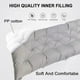 thumbnail image 3 of seat cushion for garden bench, 100 cm, outdoor with fastening straps, black, 3 of 5