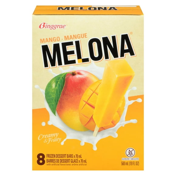 Melona Mango Ice Bar, Melona Mango Ice Bar.  8 x 70ml