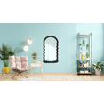 thumbnail image 5 of 24 x 44" Arched Black Wavy Wood Frame Mirror, 5 of 6