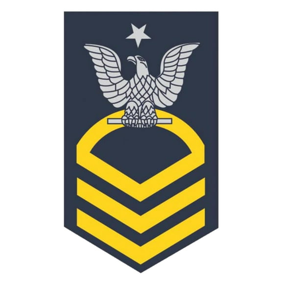 US Navy E-8 Senior Chief Petty Officer SCPO Decal - Veteran Owned Business