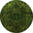 thumbnail image 1 of Ahgly Company Indoor Round Persian Green Traditional Area Rugs, 7' Round, 1 of 1