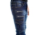 thumbnail image 2 of JuicyTrendz Men’s Motorbike Jeans – Motorcycle Riding Pants with Armor and Protective Lining for Safety 27 Blue W40 x L34, 2 of 4