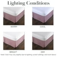 thumbnail image 4 of Southshore Fine Living, Inc. King Bed Skirt Wrap Around, Luxury Bed Skirt King Size, Lavender, 4 of 7