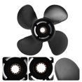 thumbnail image 4 of Outboard Propeller, Boat Propeller  4 Blades High Thrust  For Boat Yachts For 35-60Hp Engine, 4 of 8