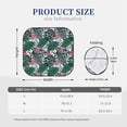 thumbnail image 3 of Daiia Tropical Leaves 2PCS Car Windshield Sun Shade, Foldable Sun Shield for Car Front Window, Auto Sun Blocker Visor Protector Universal for Truck SUV Pickup-Medium, 3 of 7