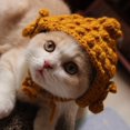 thumbnail image 2 of Chapeau Tricoté pour Chat, Chapeau de Dressing Croisé, 2 of 8