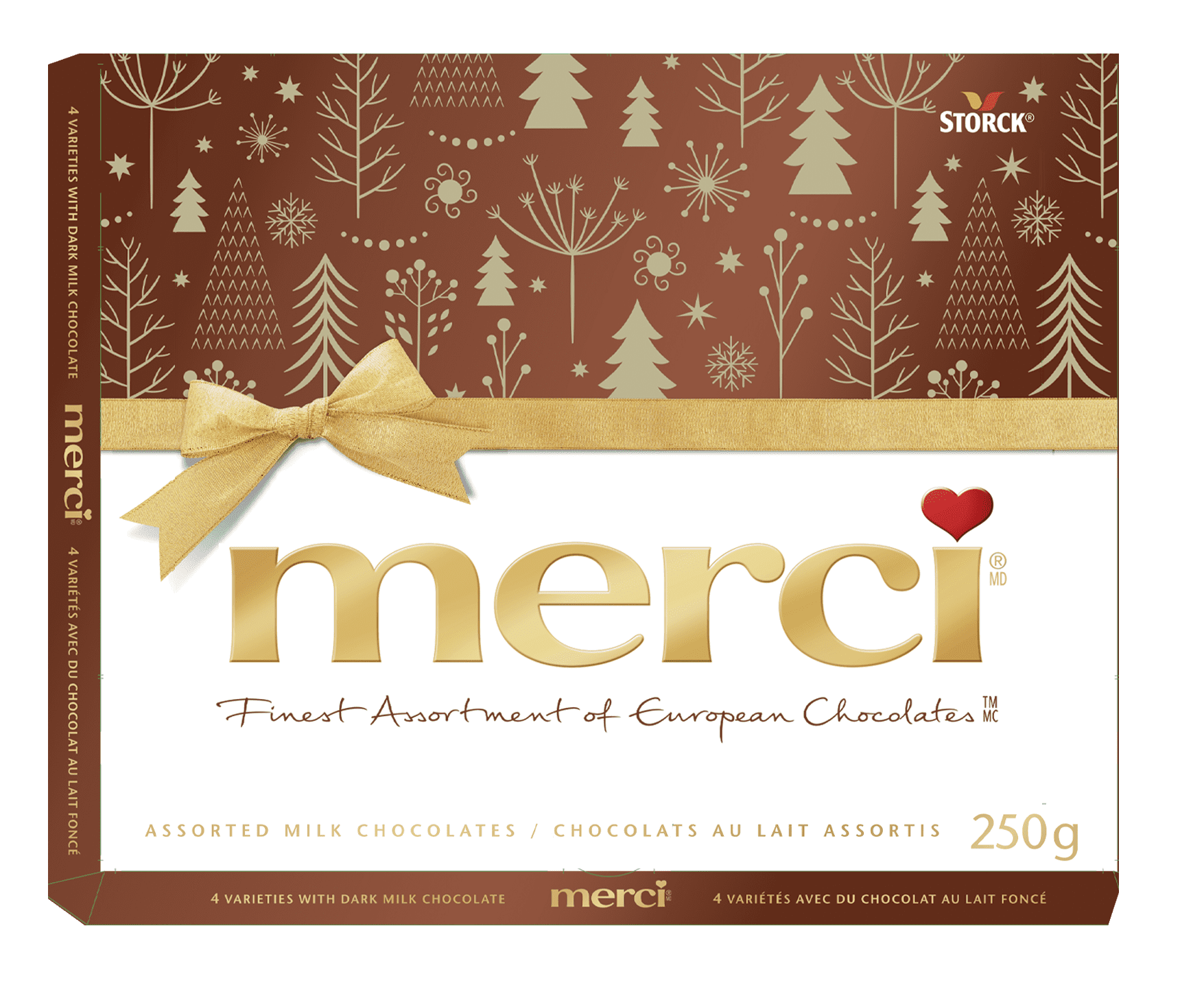 merci® Finest Selection : chocolats européens de premier choix Noir 250g - Fêtes