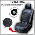 thumbnail image 3 of Zone Tech Cooling Car Seat Cushion - Classic Black 12V Automotive Comfortable Cooling Car Seat Cushion Perfect for Summer, Road Trips, and Many More, 3 of 9