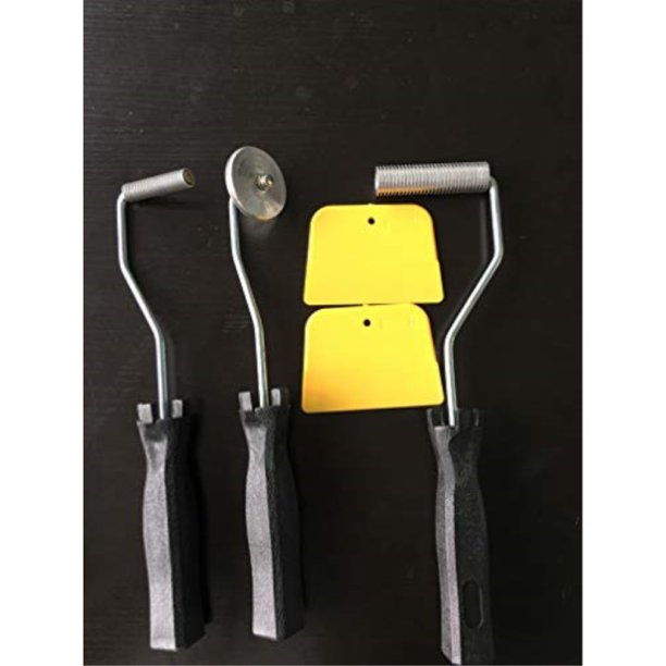 3pcs roller fiberglass laminating roller bubble roller for resin