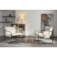 thumbnail image 4 of 2 Sets 1 Case, Upholstered hanging armchair with arm pocket metal frame, crushed foam cushions and skin-friendly braid for living room and bedroom., 4 of 14
