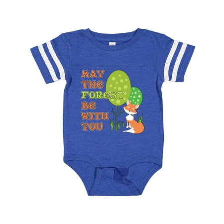 

Inktastic May the Forest Be with You- Cute Fox Gift Baby Boy or Baby Girl Bodysuit