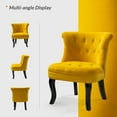 thumbnail image 3 of 14Karat Home Wingback Chair, Yellow, 3 of 8