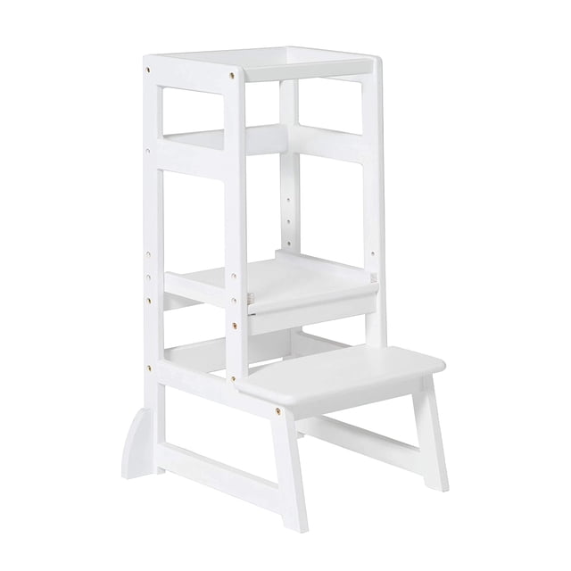 SDADI LT05W Marchepied d'Aide pour Maman à Hauteur Réglable pour Enfants pour la Cuisine