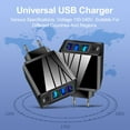 thumbnail image 3 of ABS 4-Port USB Charger - 3.1A Output, Low Heat, Portable - for Smartphones, Travel, Multi-Device Charging, 3 of 6