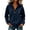 07#Navy, variant on Zip Up Hoodies Womens Oversized Soft Comfy Layering Athletic Sweatshirts with Pockets Casual Track Jacket Drawstring Long Sleeve Sweatshirt