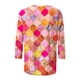 thumbnail image 5 of Camisas Para Mujer Camiseta Estampada de Moda Blusa de Manga 3/4 de Longitud Media Cuello Redondo Tops Casuales Odeerbi ODB123583, 5 of 5
