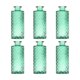thumbnail image 1 of 6 jarrones de cristal con forma de capullo, contenedores decorativos para plantas, adornos, mini jarrones de flores para Verde, 1 of 7