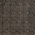 thumbnail image 1 of Ahgly Company Machine Washable Indoor Square Abstract Dark Almond Brown Area Rugs, 7' Square, 1 of 7