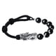 thumbnail image 1 of Pulsera Pixius de plata de ley S925 para hombre con obsidiana negra, 1 of 2
