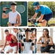 thumbnail image 4 of Conjunto de diadema y muñequeras deportivas de algodón, conjunto de diadema antiesguinces y altamente elástica absorbente del sudor, accesorios de fitness para hombres y mujeres, 4 of 5