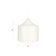 thumbnail image 2 of Mega Candles 1 pc Unscented White Dome Top Round Pillar Candle, Hand Poured Premium Wax Candles 3 Inch x 3 Inch, Home Décor, Wedding Receptions, Baby Showers, Birthdays, Celebrations, Party & More, 2 of 2