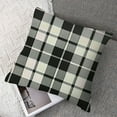 thumbnail image 7 of Fenyluxe Set of 2 Black and White Buffalo Plaid Pillow Covers Outdoor Christmas Check Throw Pillow Cover Winter Farmhouse Decorations Pillow Cases for Sofa Couch Home Decor White, 7 of 7