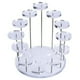 thumbnail image 5 of Soporte De Acrílico Para Joyería Soporte De Exhibición De Base Redonda De 12 Soportes De Exhibición De Anillo De Joyería Eigraketly HA024658-01, 5 of 5