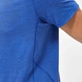 thumbnail image 7 of SCSAlgin Man Solid Color Breathable Sports Running Fitness Training Short Sleeve Round-Neck Top T-shirt, 7 of 7