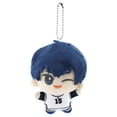 thumbnail image 1 of Blue Lock Isagi Yoichi Plush Keychain, 4.7 Inch Anime Charm with Jersey, 1 of 1