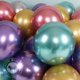 thumbnail image 1 of Globos metálicos de látex de alta calidad para niños, decoración de fiesta de boda, color dorado, plateado, fruta verde, 5/10/12 pulgadas, 1 of 7