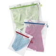 thumbnail image 3 of Whitmor Zippered Mesh Wash Bags - Color Coded - Set of 3 - Adult Use, 3 of 5