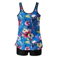 thumbnail image 5 of Brqkzdu Womens Tankini Swimsuits 2 Piece Floral Print Bathing Suits Modest Tankini Tops with Boyshorts Split Swimsuits, 5 of 5