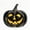 Black, variant on Tryvkinvive White Distressed Jack O Lantern LED Light 6.7",Light Up Pumpkin Decor,Halloween Decoration for Porch Steps Desktop Indoor Outdoor