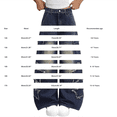 thumbnail image 3 of GiLiling Girls Baggy Vintage Cargo Jeans High Waist Wide Leg Elastic Waist Y2k Aesthetic Denim Pants Casual Wear Star Embroidery (Blue, 7-8 Years), 3 of 8