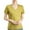 Yellow, variant on ABATAB Women’s Workout Tops V Neck Short Sleeve Yoga Plain Tunics Summer Casual Loose Fit Running Gym Tee Shirts