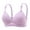 Purple, variant on Padded Sports Bra for Women V-Neck Wire-Free Bra Support Women Bras Plus Size Wire-Free Bra Style R-36 Basic Bra Strap Nylon Padded Bra Feature Everyday Bras Underwear Purple L