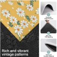 thumbnail image 3 of Yellow Daisy Flower Pattern Kitchen Rugs Sets Of 3,Kitchen Runner Rugs Non Skid Washable,Decorative Kitchen Floor Mats for Kitchen,Sink,Laundry,17"x30"+ 17"x47" + 17"x59", 3 of 6