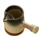 thumbnail image 3 of Tetera de cerámica de 580 ml con posavasos y asa lateral, tetera tradicional china. Negro degradado, 3 of 9
