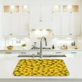 thumbnail image 6 of Cartoon Yellow Lemons Dish Drying Mat Kitchen Counter Mat 18" x 24" Microfiber Absorbent Dry Mat for Coffee Bar Non-Slip Dishes Pad, 6 of 6