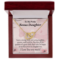 thumbnail image 5 of To Bonus Daughter All the Qualities Inseparable Necklace, 5 of 20