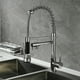 thumbnail image 2 of Grifo de Lavabo Sunnimix Mezcla con Rocia de Doble Grifo de Cocina Acero Inoxidable, 2 of 7