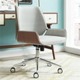thumbnail image 2 of Elle Decor Ophelia Bentwood Task Chair in Gray, 2 of 7