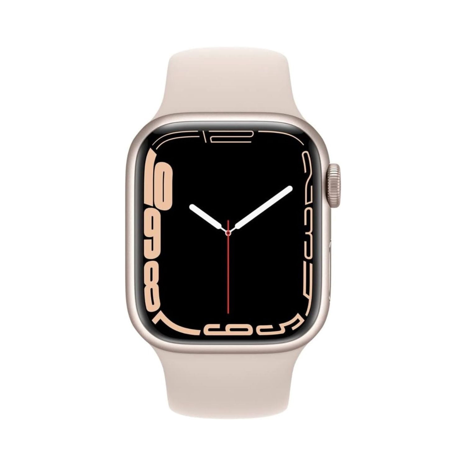 Pre-Owned Apple Watch Series 7 Aluminum 45 mm (GPS + Cellular) Starlight w/ Wireless Earbuds
